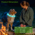 PawFix LED Safety Dog Collar – USB Rechargeable Light-Up Collar for Night Walks