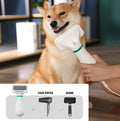 PawFix Fluff-Dry 2-in-1 Pet Dryer Comb – Warm-Air Dryer + Slicker Brush, US Plug