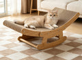 PawFix Rocking Cat Scratcher Chair – 2-in-1 Cardboard Scratcher Lounge