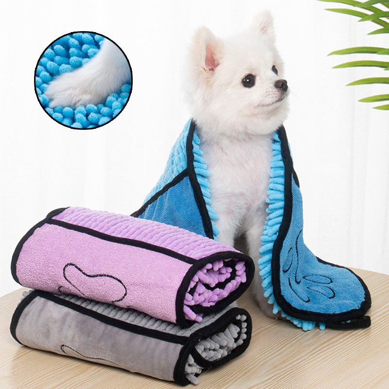 PawFix Quick-Dry Microfiber Pet Bathrobe