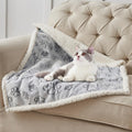 PawFix Waterproof Couch Guard – Anti-Slip Paw-Print Pet Blanket