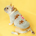 PawFix Reindeer & Santa Knit Christmas Sweater for Dogs