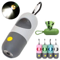 PawFix Night-Walk LED Poop-Bag Dispenser – Light-Up Leash-Clip Bag Holder