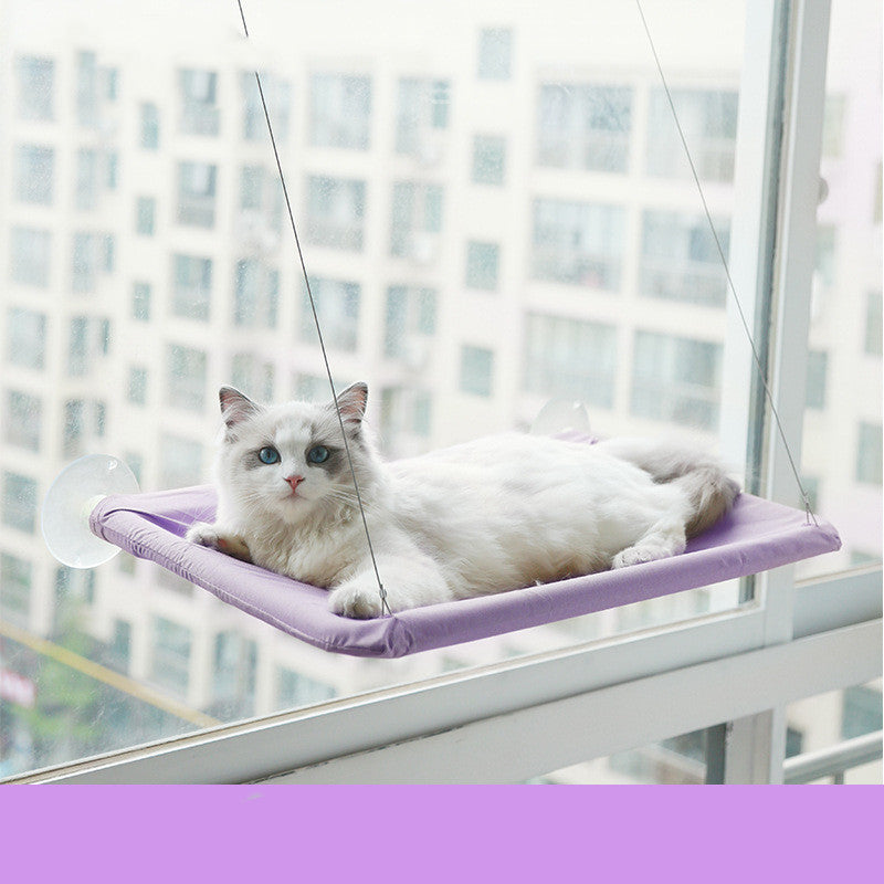 PawFix Sunny Spot Window Hammock – Suction-Cup Cat Window Perch
