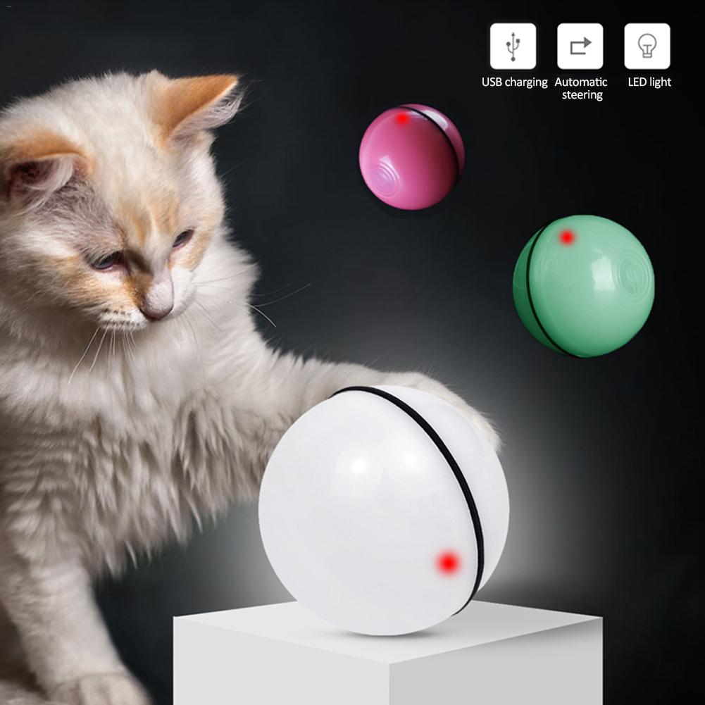 PawFix LED Rolling Cat Toy Ball – Interactive Laser Toy for Cats