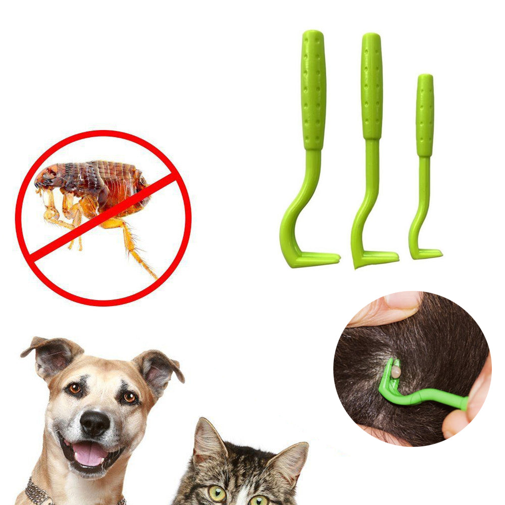 PawFix TickLift Tick Twister – 3-Pack Tick Removal Hooks for Dogs & Cats
